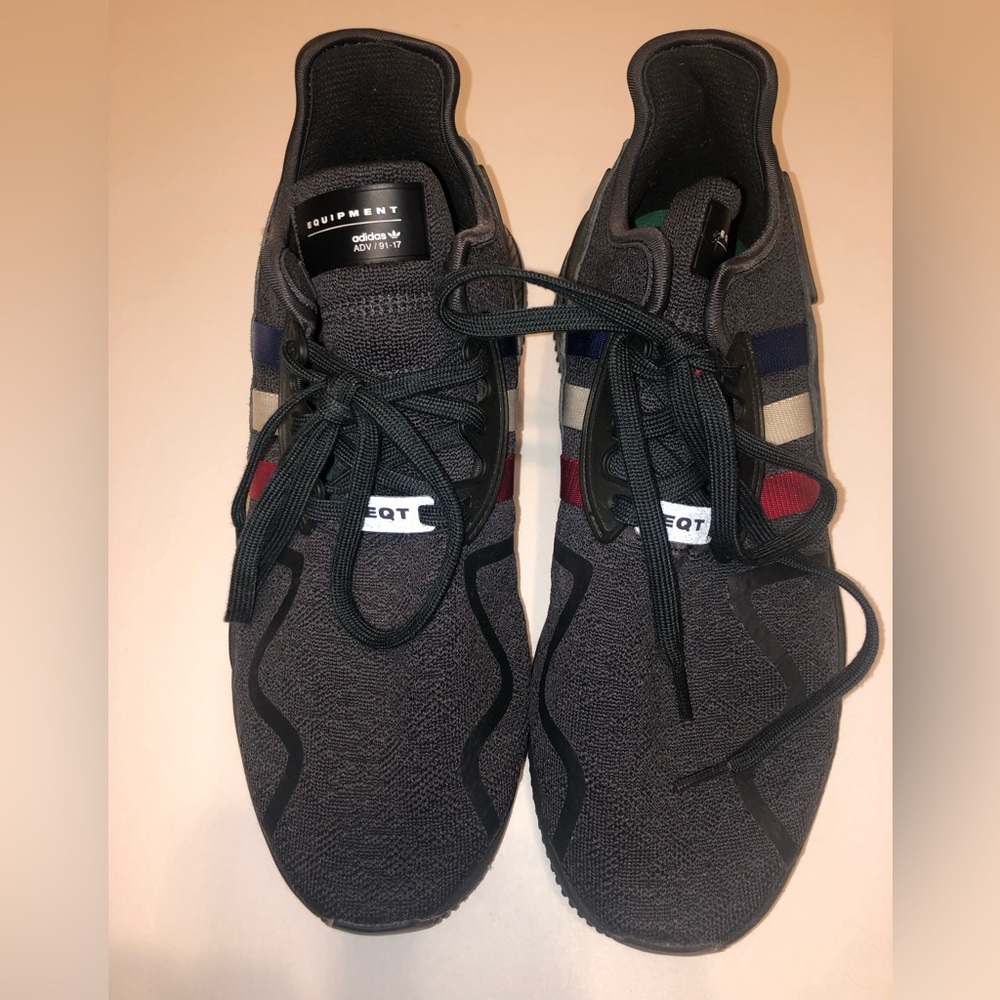Adidas EQT Cushion ADV Tricolor Black Men’s 11.5 Running Shoes